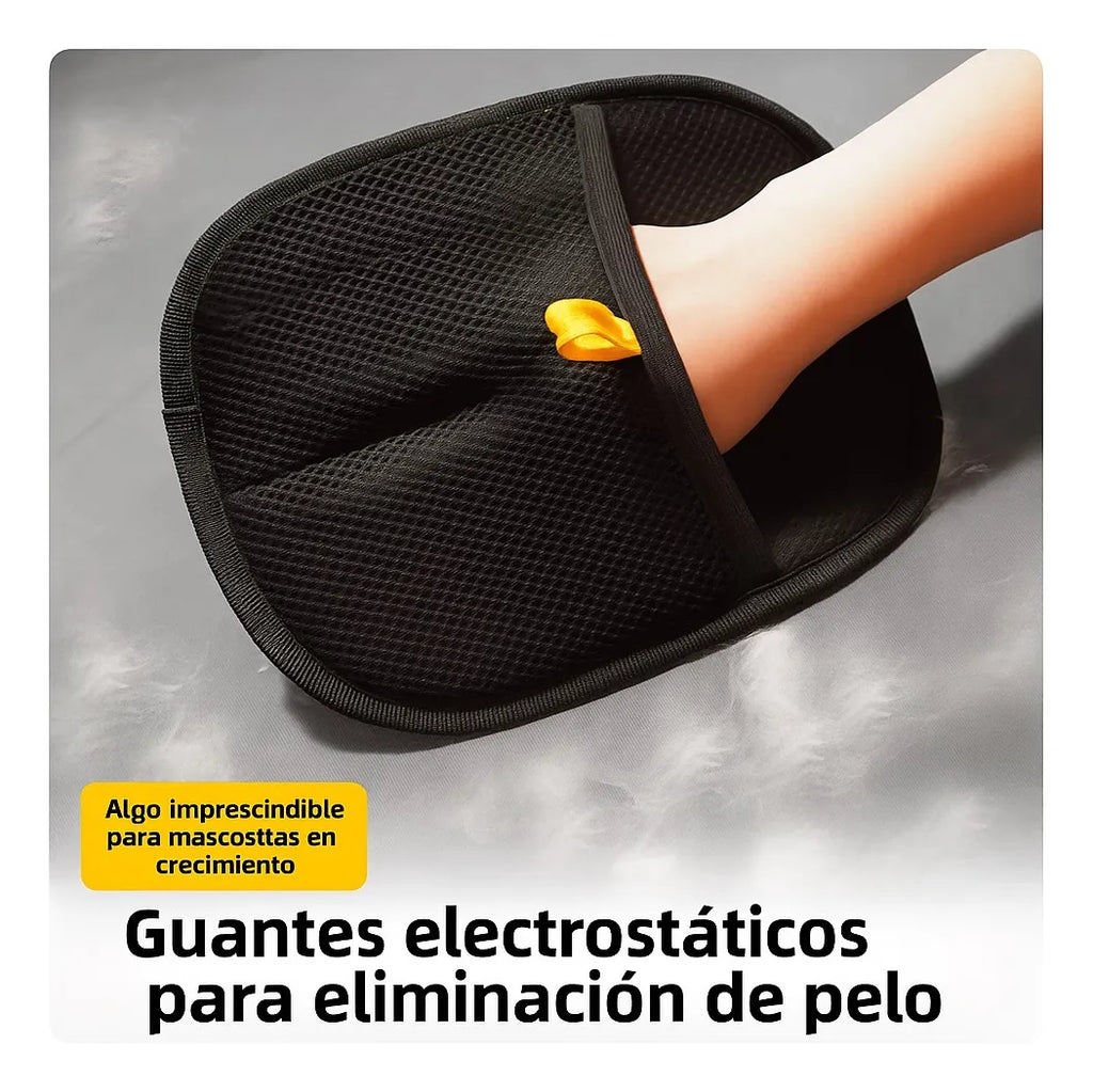 Guante Quita Pelos Y Pelusas Electrostático Mascotas Sillones Y Ropa