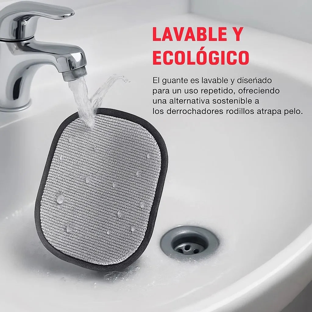Guante Quita Pelos Y Pelusas Electrostático Mascotas Sillones Y Ropa